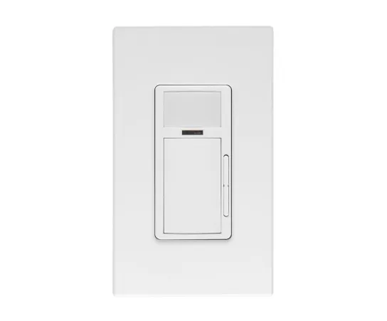 0-10V Passive Infrared (PIR) Dimming Wallbox Occupancy and Vacancy Sensor, 120-277V, White