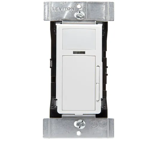 0-10V Passive Infrared (PIR) Dimming Wallbox Occupancy and Vacancy Sensor, 120-277V, White