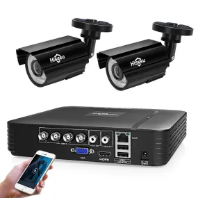 2-4 CH DVR Home Security CCTV Camera System