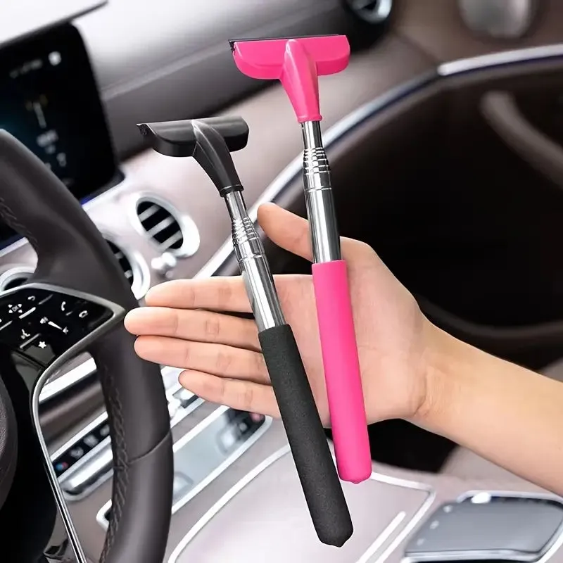 2-Pieces: 2-in-1 Retractable Portable Wiper