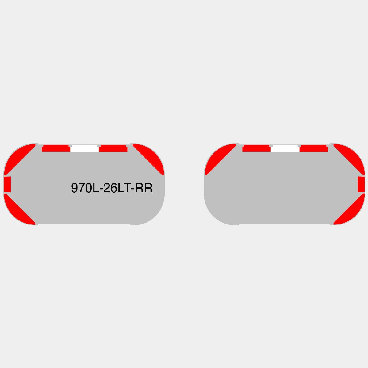 26" Scorpion Series NFPA LED Light Bar w/o Preemption (Pair)