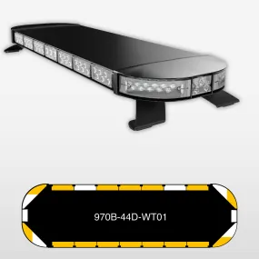 44" Black Widow Series Fully Populated LED Light Bar Kit for Work Trucks