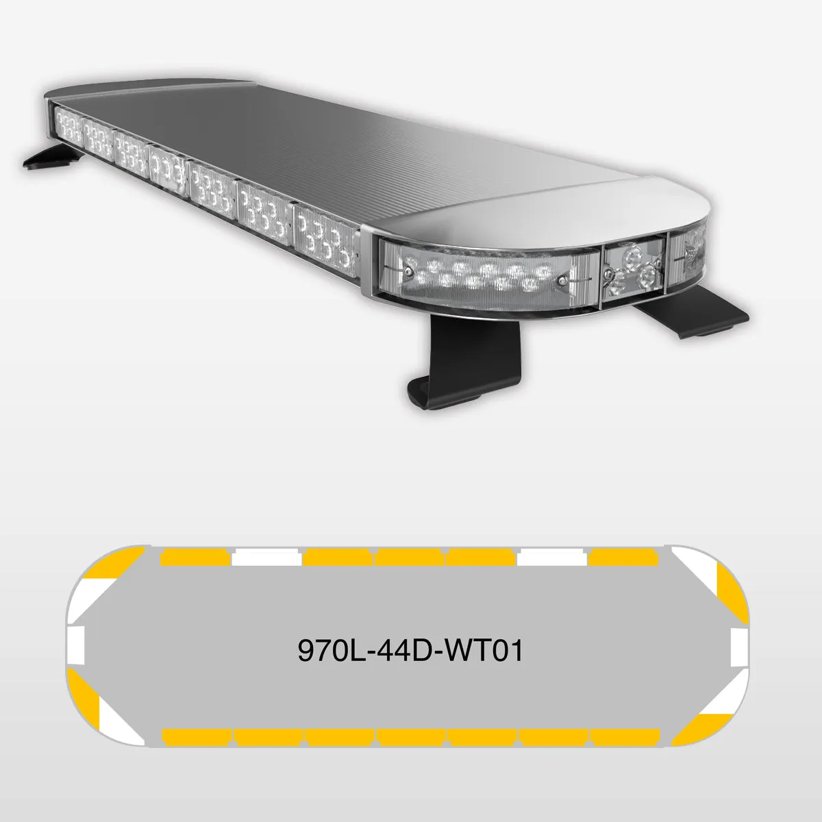 44" Scorpion Series Fully Populated LED Light Bar Kit for Work Trucks