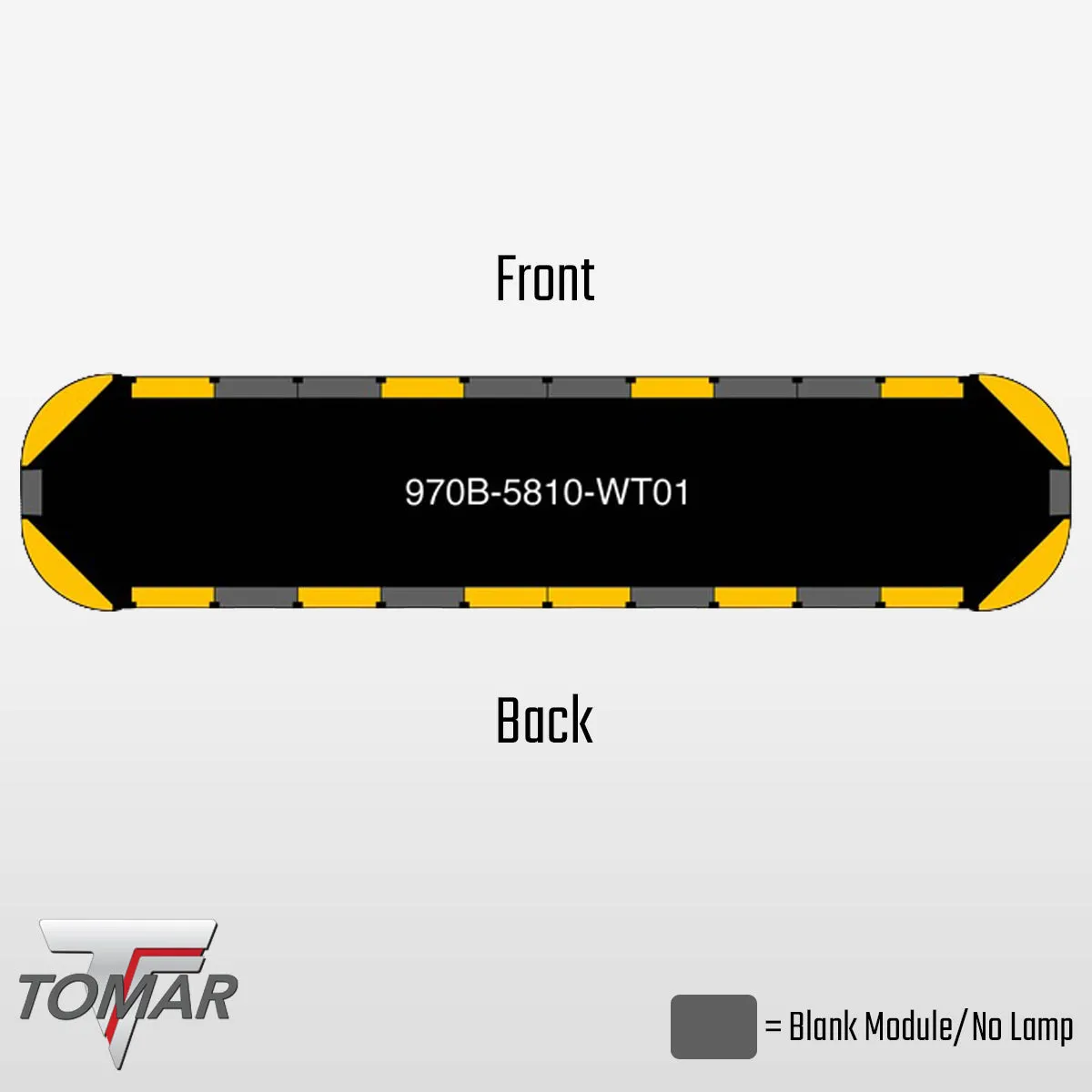 58" Black Widow 970 Series Pre-Programmed Work Truck LED Light Bar