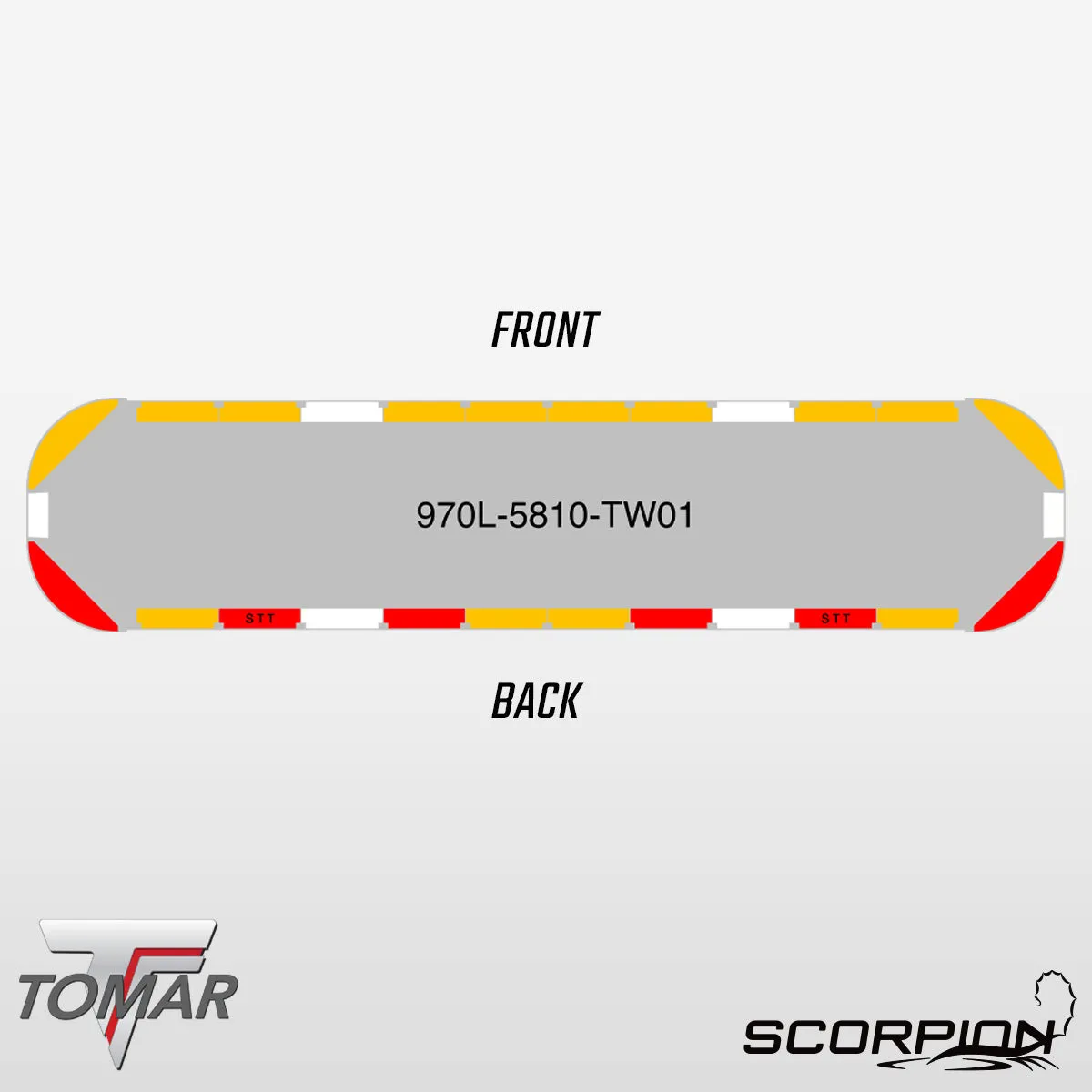 58" Scorpion 970 Series Pre-Programmed Towing LED Light Bar