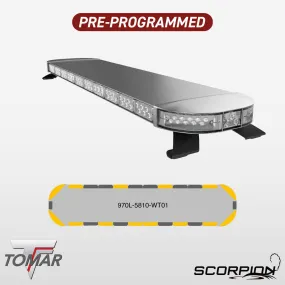 58" Scorpion 970 Series Pre-Programmed Work Truck LED Light Bar