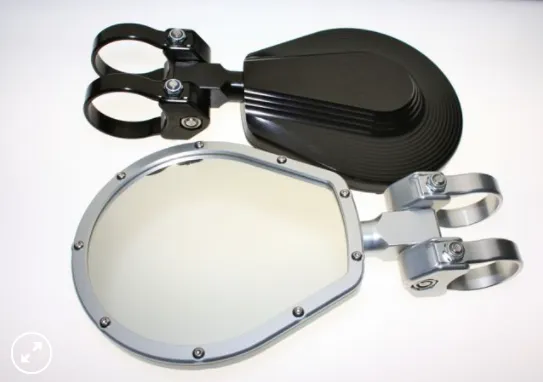 6" CONVEX GLASS FOLDING SIDE MIRROR