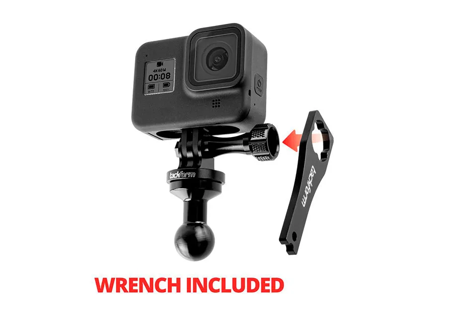 Action Camera Holder | 3.5" Arm | Grabs 20mm Ball