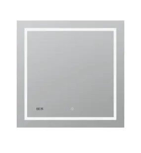 Aquadom Daytona 30x30 LED Lighted Bathroom Mirror