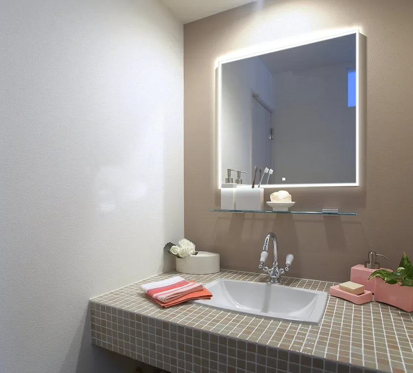 Aquadom Edge 30x32 LED Lighted Bathroom Mirror