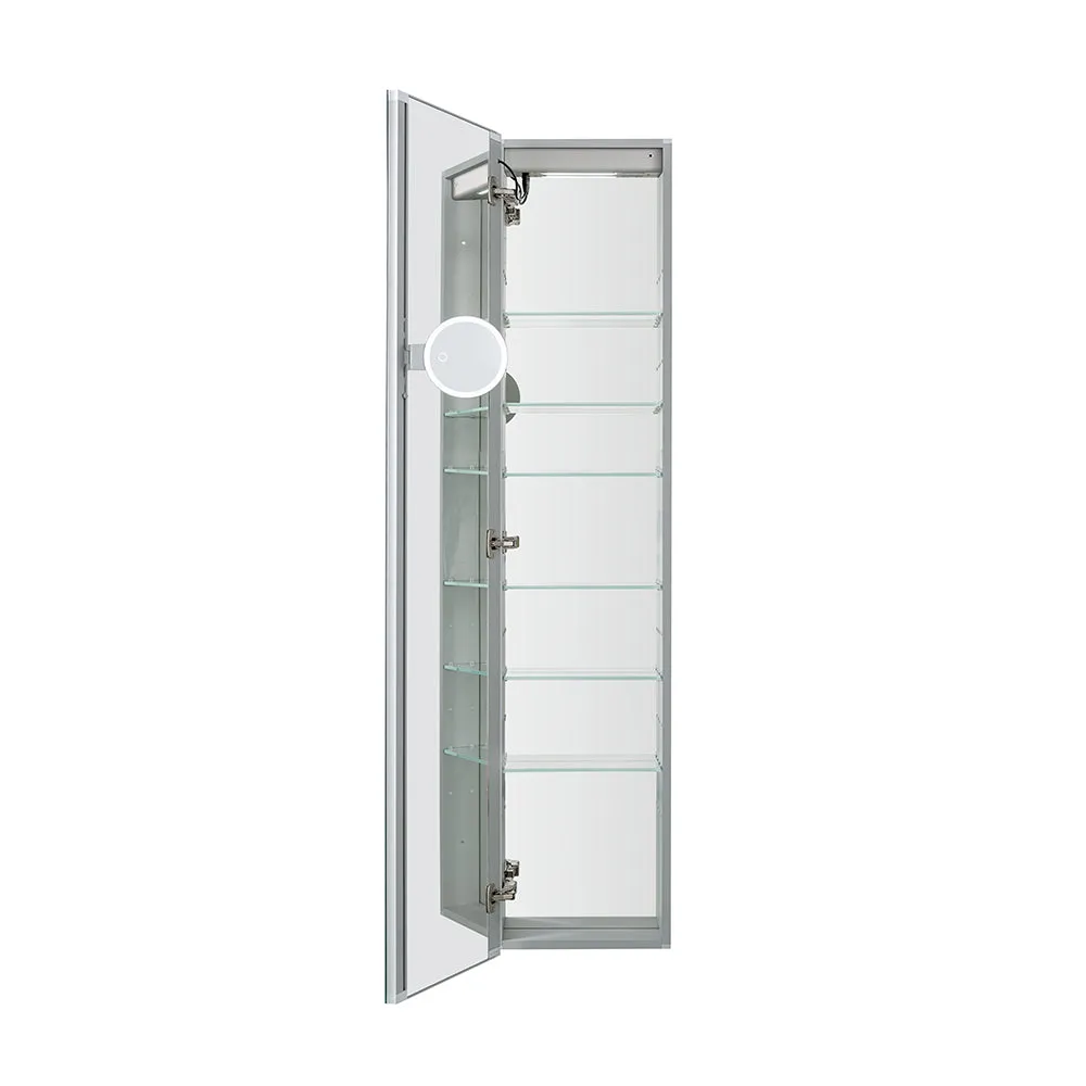 Aquadom Edge Royale 15x70 Right or Left Hinge LED Lighted Medicine Cabinet