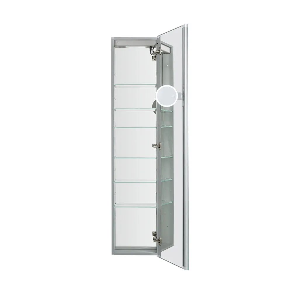 Aquadom Edge Royale 15x70 Right or Left Hinge LED Lighted Medicine Cabinet