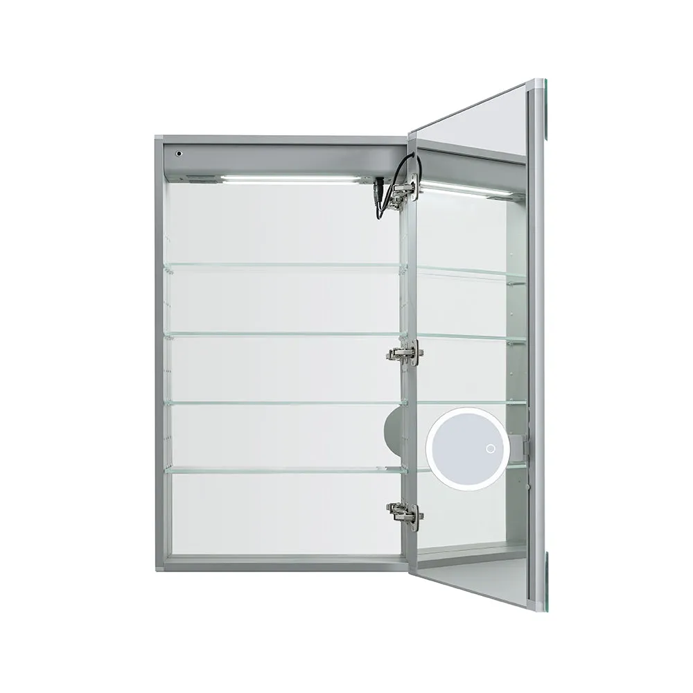 Aquadom Edge Royale 20x32 Right or Left Hinge LED Lighted Medicine Cabinet