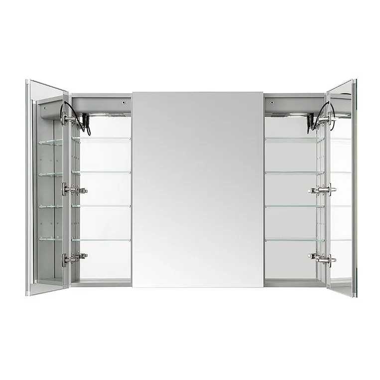 Aquadom Signature Royale 40x30 LED Lighted Triple Door Medicine Cabinet