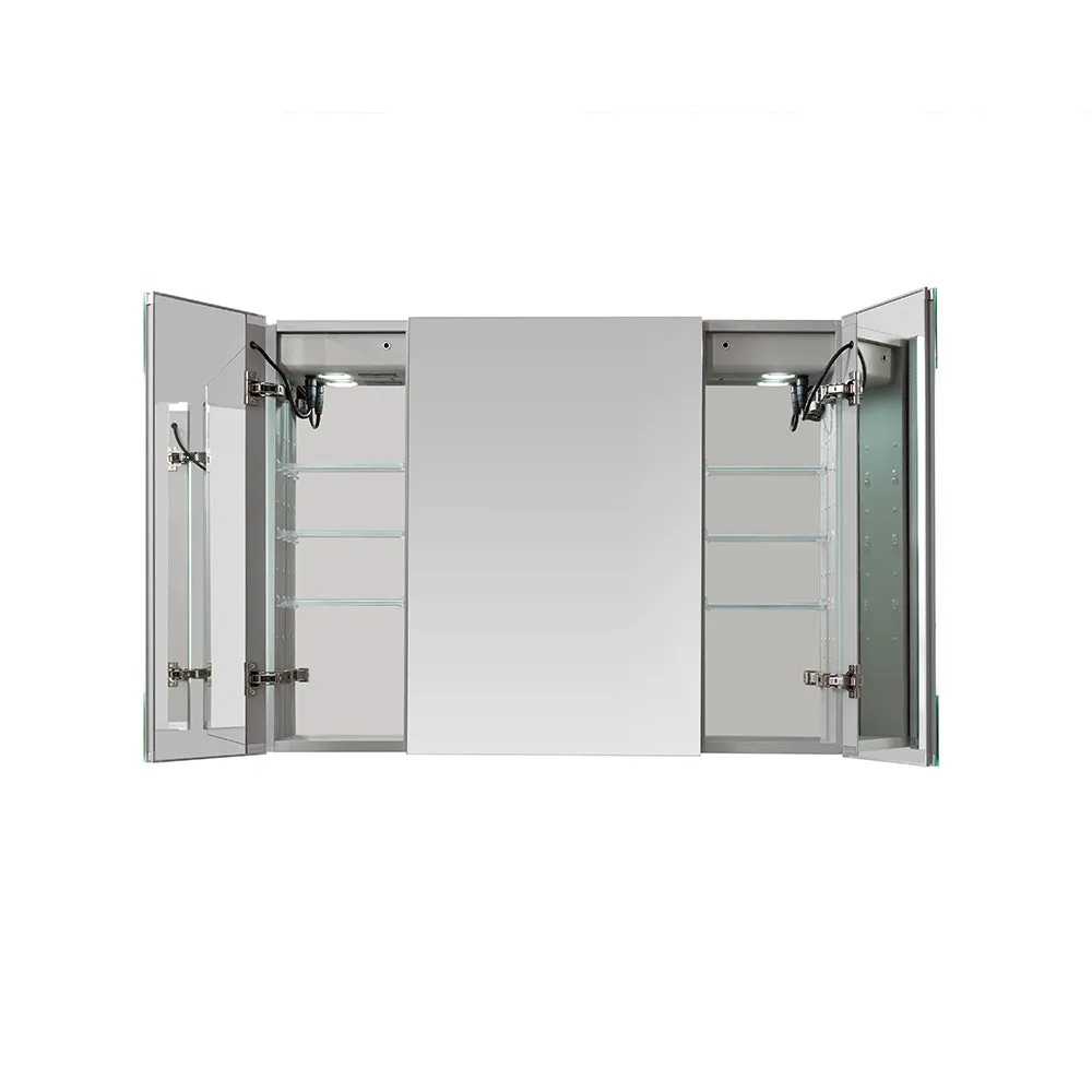 Aquadom Signature Royale 40x30 LED Lighted Triple Door Medicine Cabinet