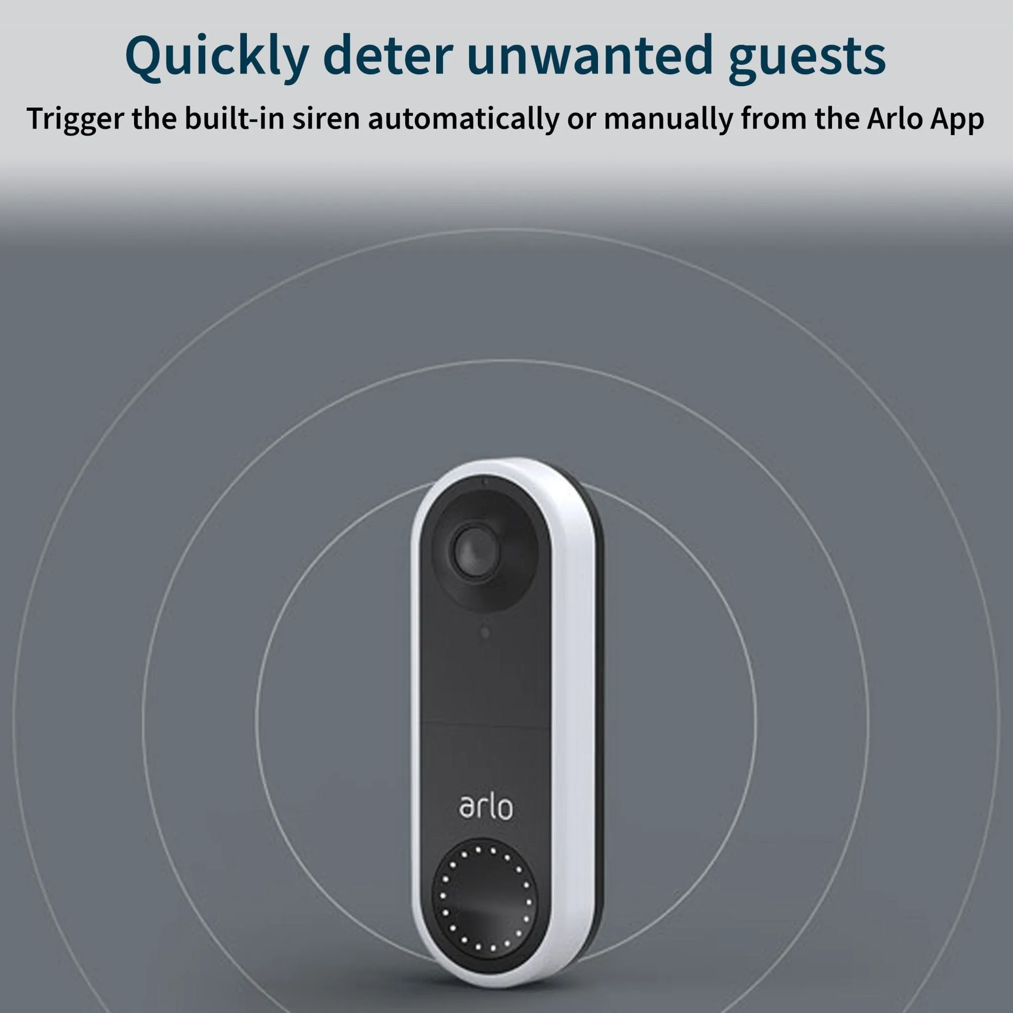 Arlo Smart Doorbell HD Video Wired Night Vision - Certified Refurbished