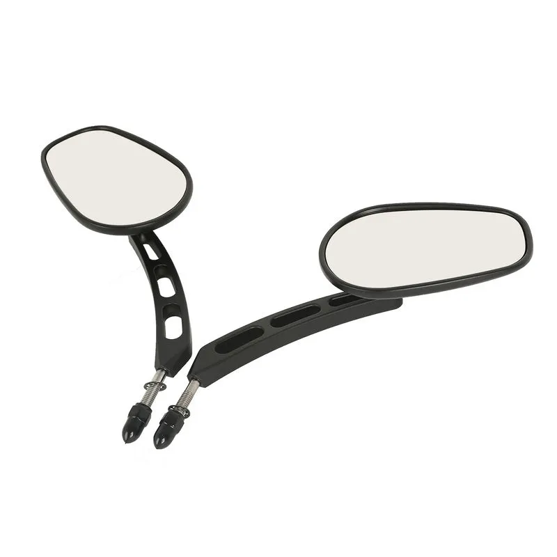 Attitude Rearview Mirror, Universal 8mm fitment ,Matt Black, Harley Touring FL Sportster XL883 XL1200 Motor, Pair