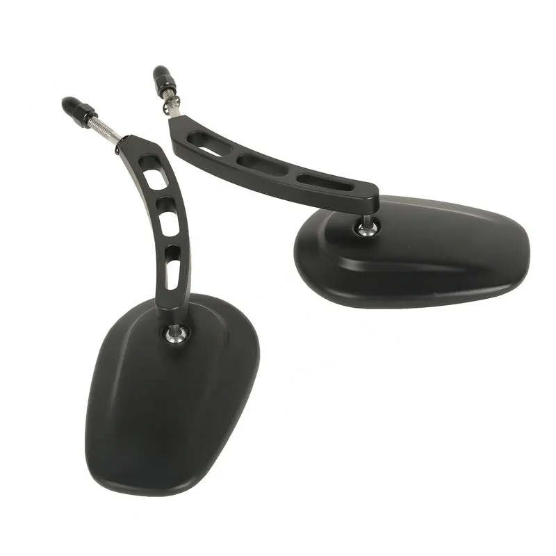 Attitude Rearview Mirror, Universal 8mm fitment ,Matt Black, Harley Touring FL Sportster XL883 XL1200 Motor, Pair