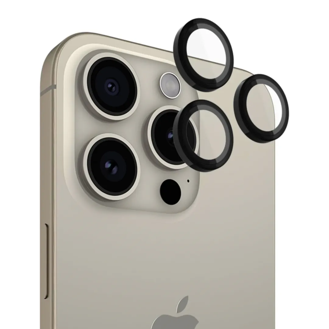 BestGlass Camera Rings Lens Protector for iPhone 15 Pro/Max