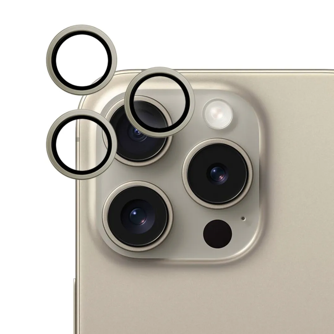 BestGlass Camera Rings Lens Protector for iPhone 15 Pro/Max