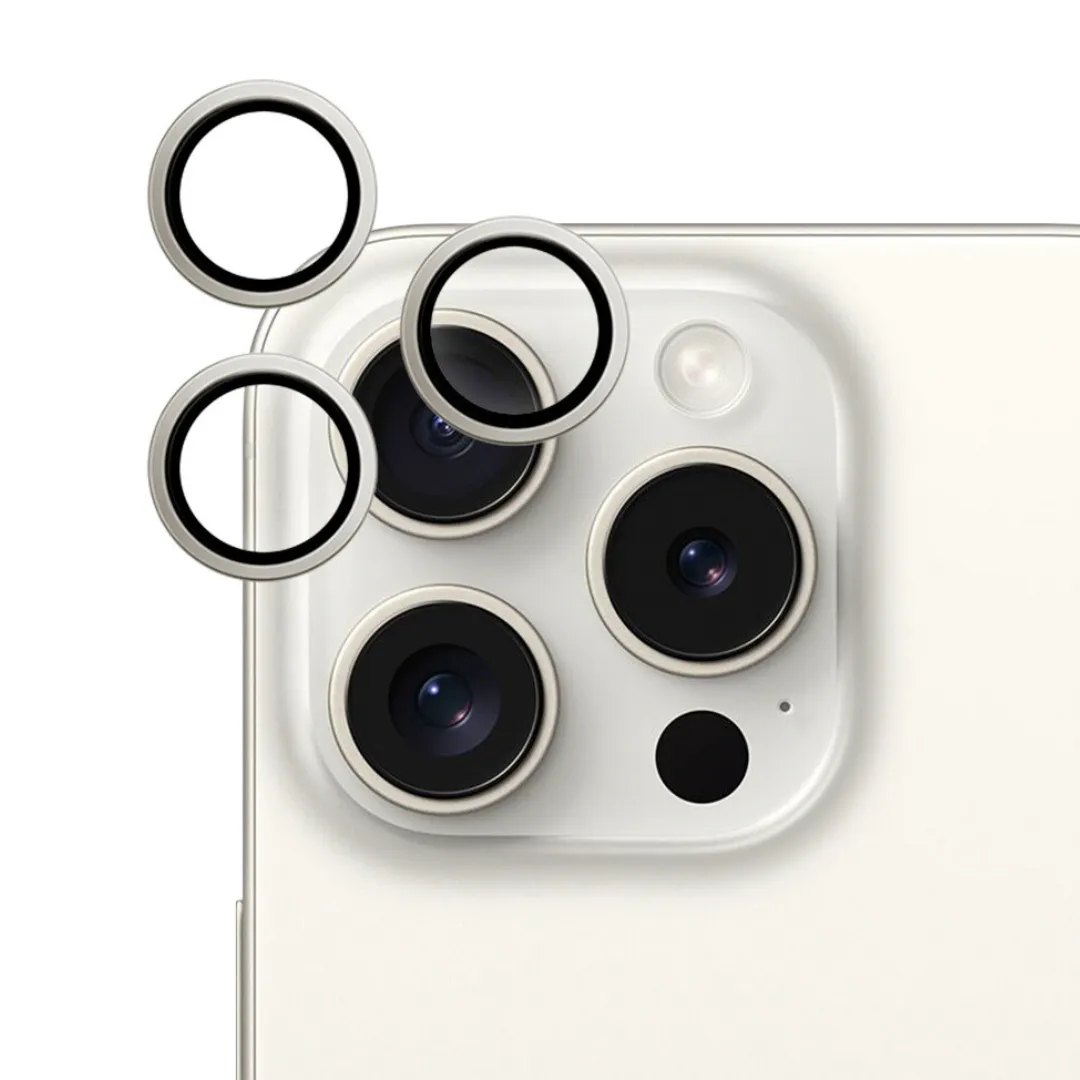 BestGlass Camera Rings Lens Protector for iPhone 15 Pro/Max