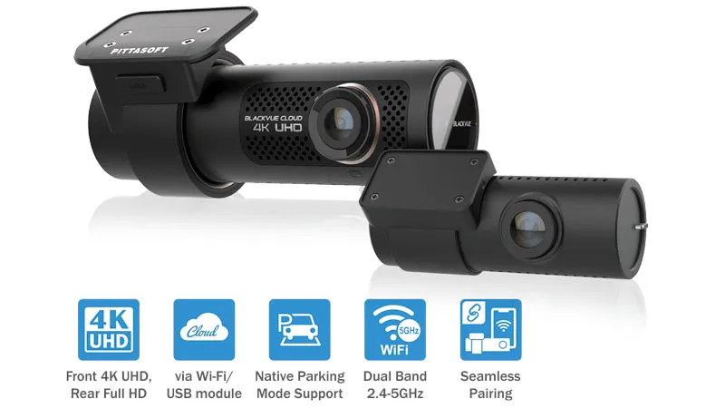 BlackVue DR900X-2CH-PLUS 32GB 4K Ultra HD WiFi GPS Dashcam