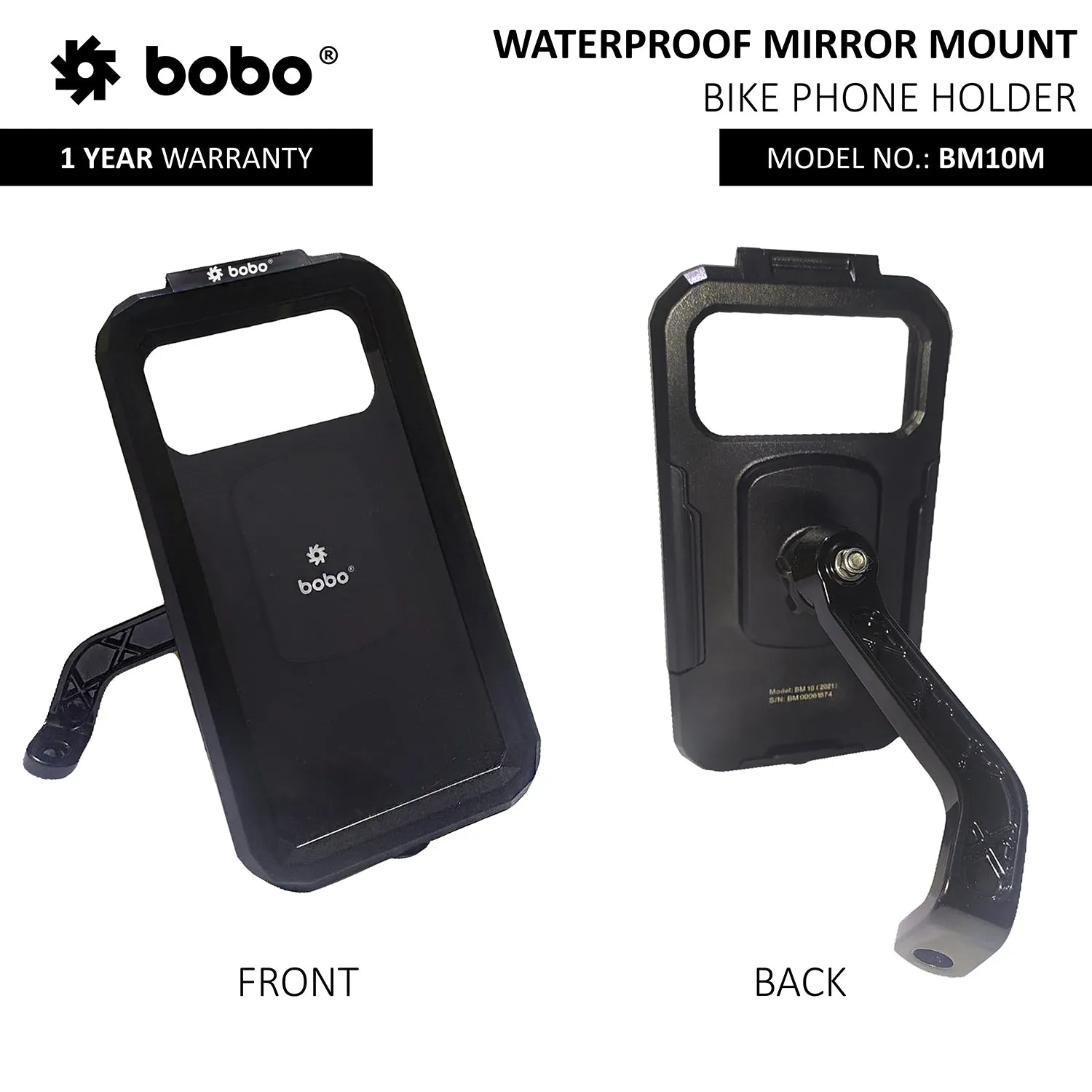 BM10M - Waterproof Mirror (No Charger)