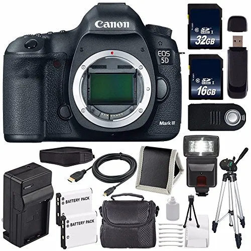 Canon EOD 5D III Digital Camera International Model   LP-E6 Battery   32GB Card   16GB Card Bundle