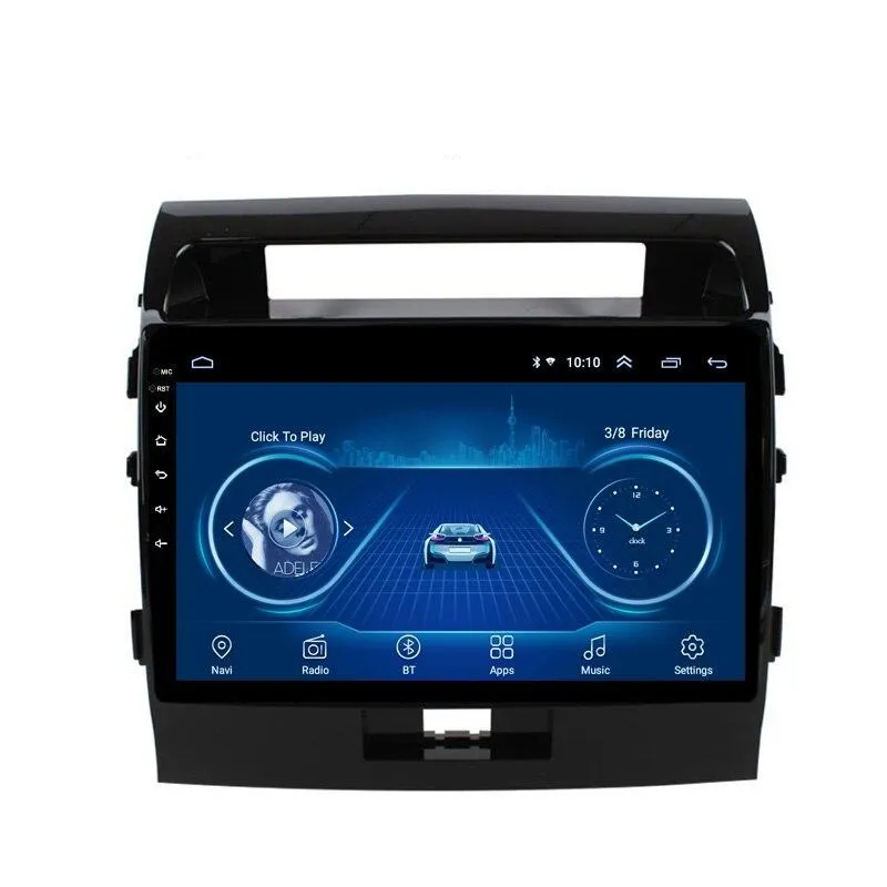 Car Dealz 10.1" Android 10.0 Toyota land cruiser 2007-2012 In Dash Plus OEM Fascia