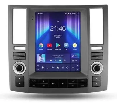 Car Dealz 11" Android 12.0 Infiniti Fx35 Tesla style screen 2006-2009 w CAM In Dash Plus OEM Fascia