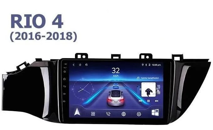 Car Dealz 9" Android 10.0 For KIA RIO 4 2016-2018 In Dash Plus OEM Fascia