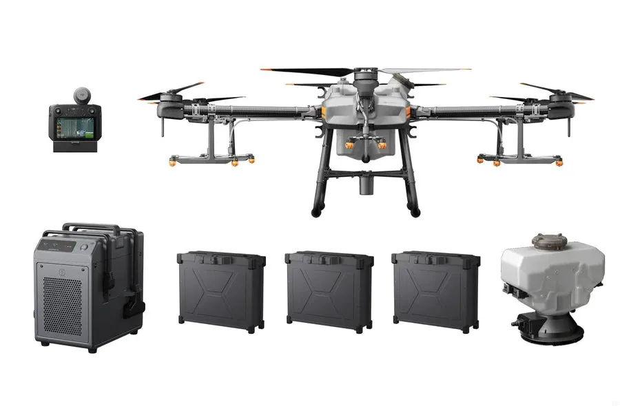 DJI Agras T30 Drone Ready to Fly Spray & Spreading Bundle