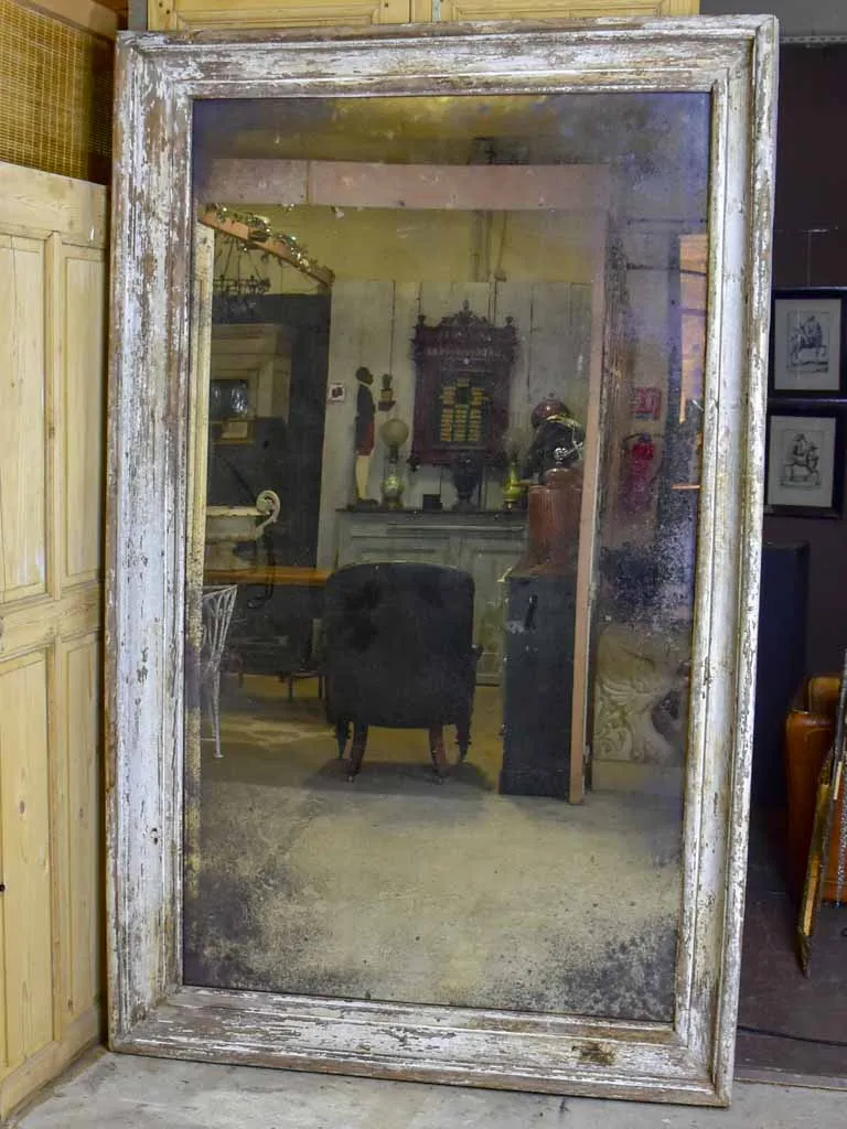 Exceptional pair of extra- large Italian mirrors from the 18th Century 95" x 58¼"