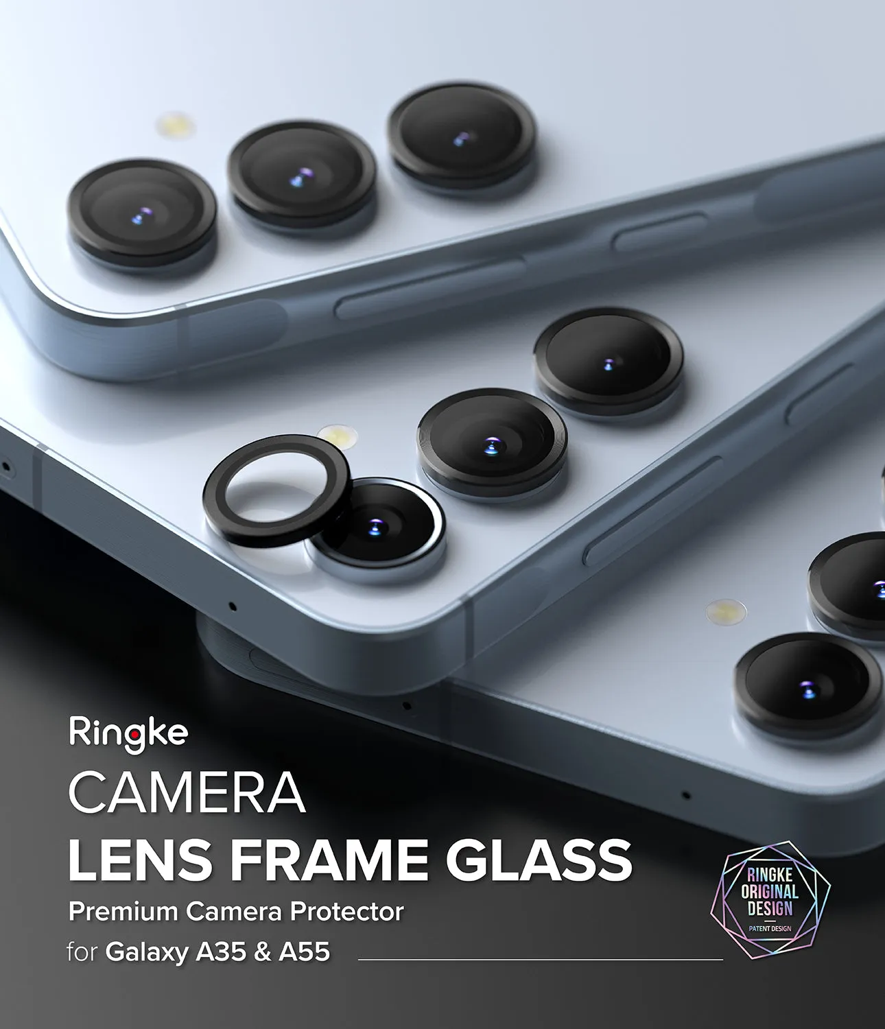 Galaxy A55 / A35 Camera Lens Frame Glass Protector