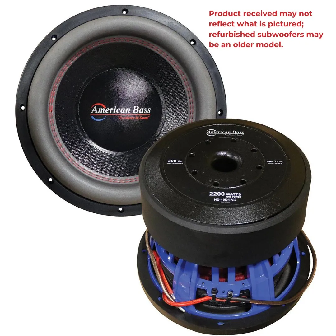 HD 10" Subwoofer Refurbished