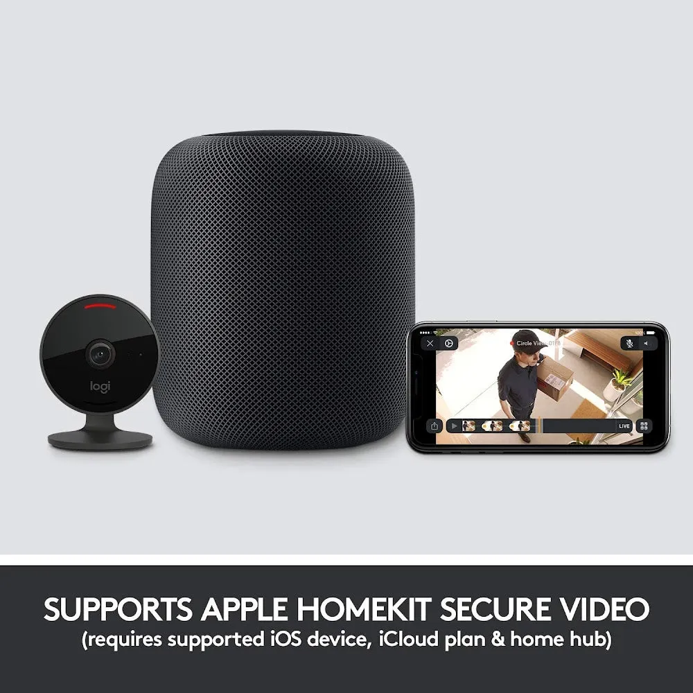 Logitech Circle View Security Camera System - Apple Homekit-Enabled