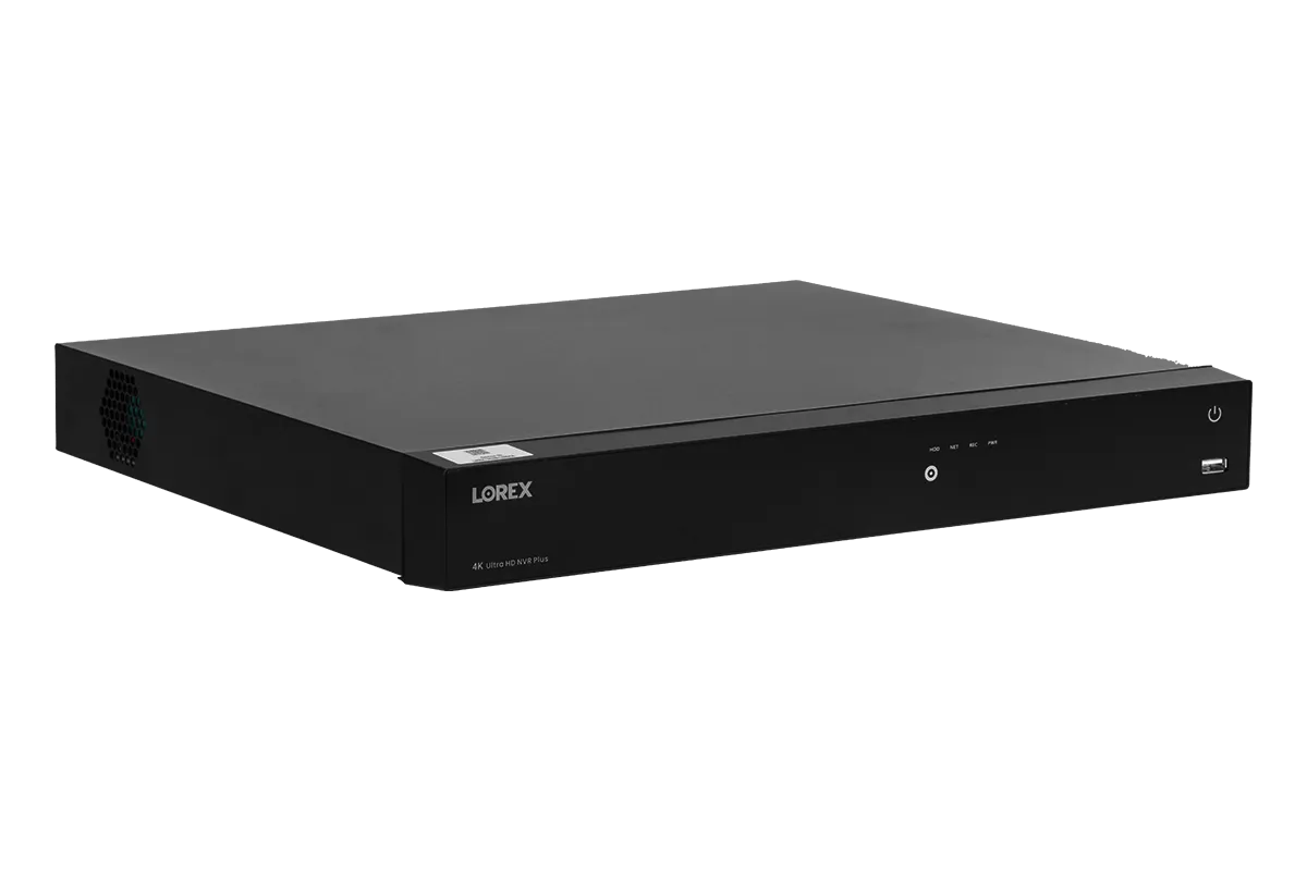 Lorex 4K 16-Channel 3TB Wired NVR System with 8 Cameras