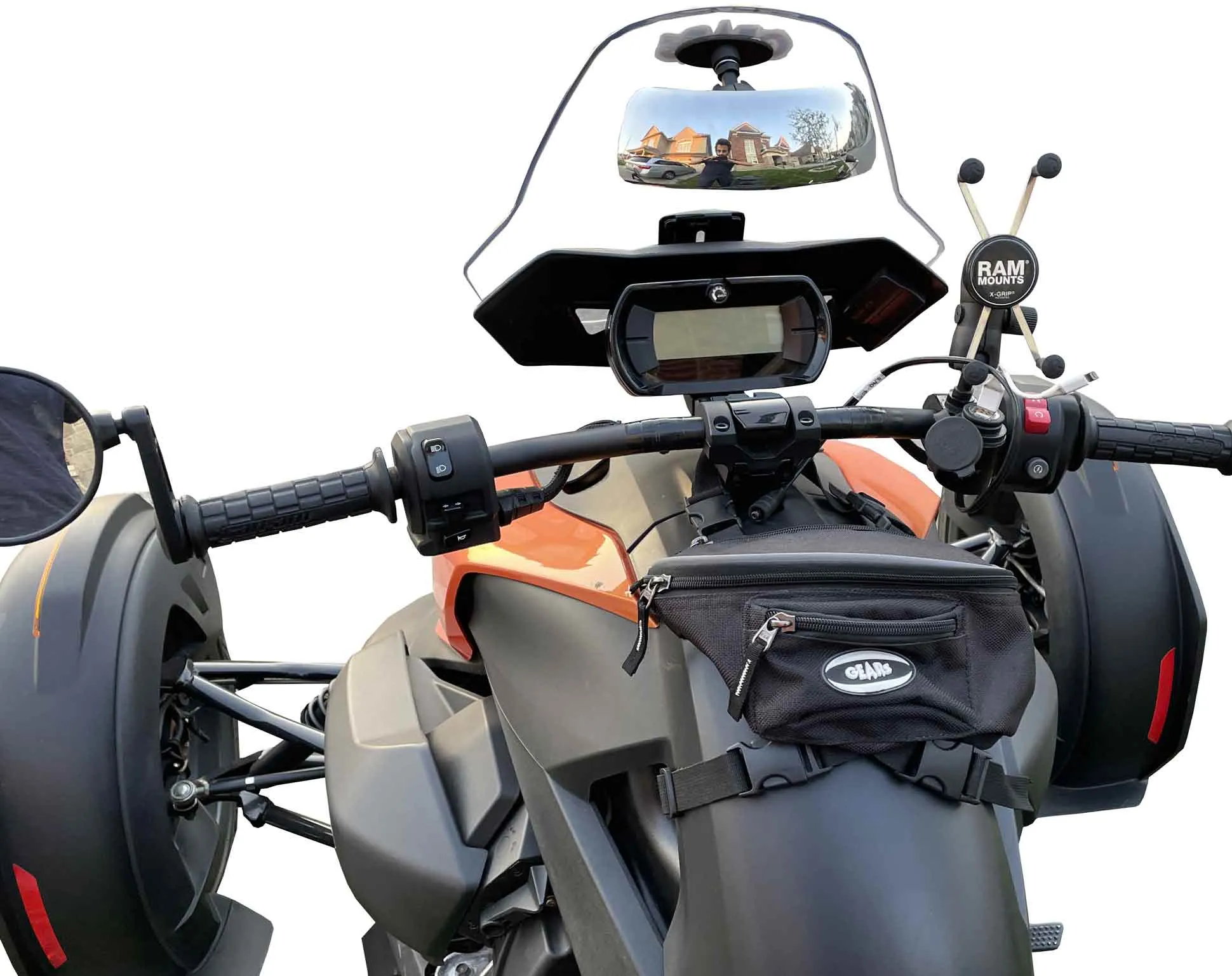 Motorcycle Blind Spot Mirror