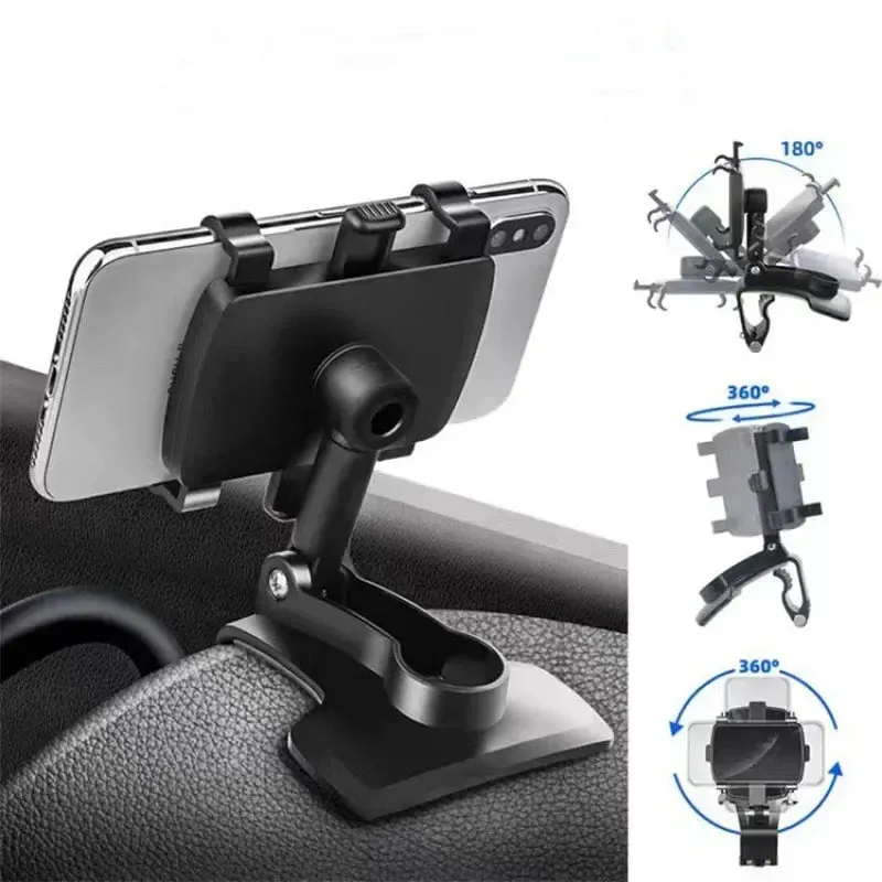 New Car Phone Mount for Instrument Cluster and Rearview Mirror Navigation.