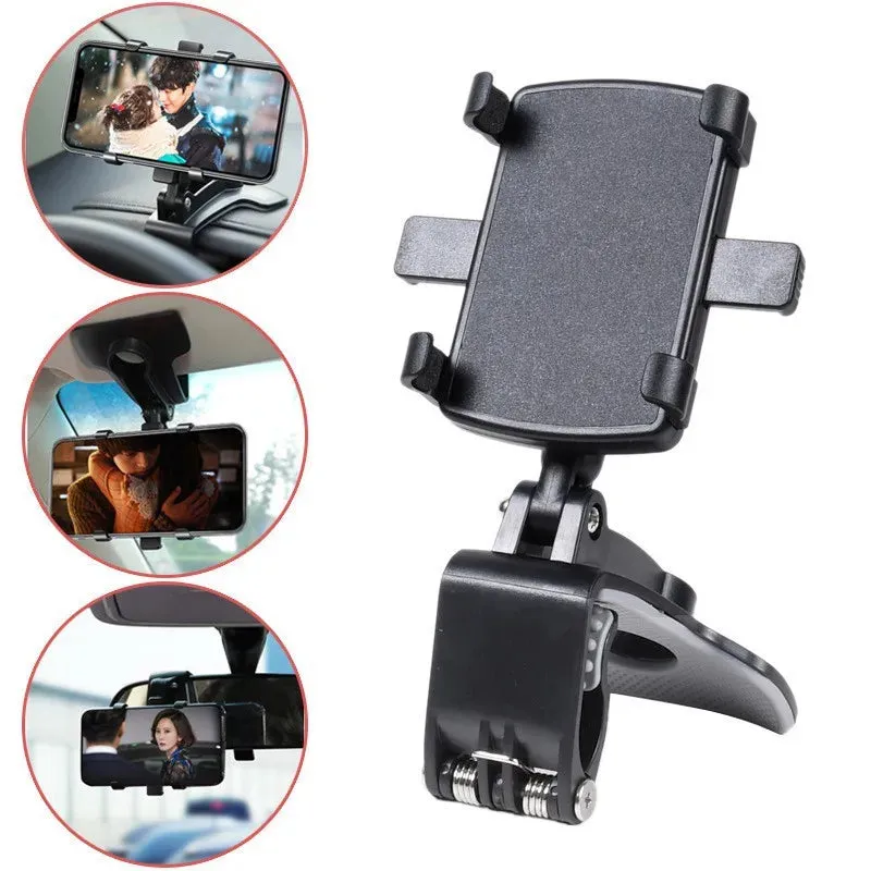 New Car Phone Mount for Instrument Cluster and Rearview Mirror Navigation.