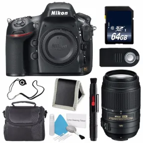 Nikon D800E Digital Camera (Body Only) (International Model)   Nikon AF-S DX 55-300mm f/4.5-5.6G ED VR Lens   64GB Memory Card