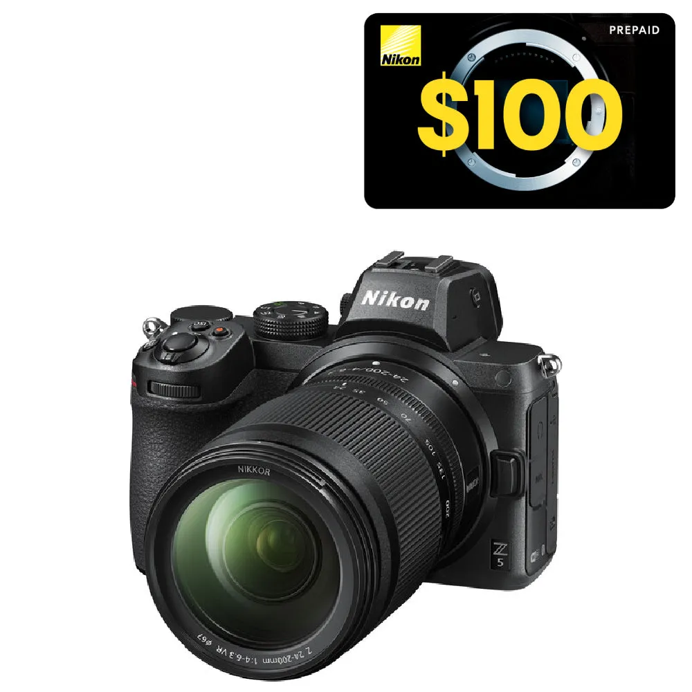 Nikon Z5 Mirrorless Camera with Z 24-200mm f/4-6.3 Lens