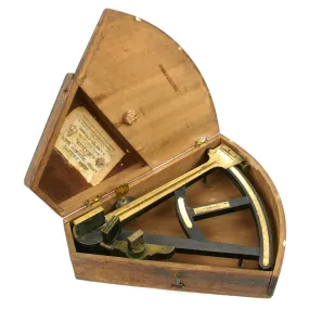 Original British Ship's Octant by Spencer & Co. London - Sold in Massachusetts and Named to Capt. J. Jones