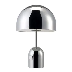 Outlet Bell Portable Rechargeable Lamp - Silver