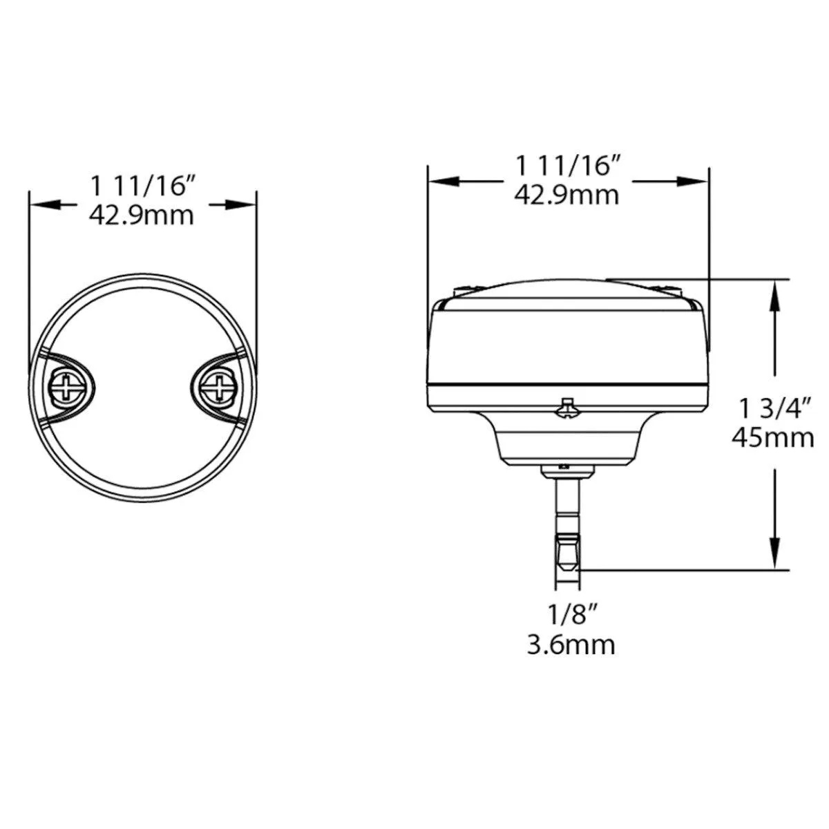 RAB SMW-S Single Microwave Sensor Motion Detection 15V