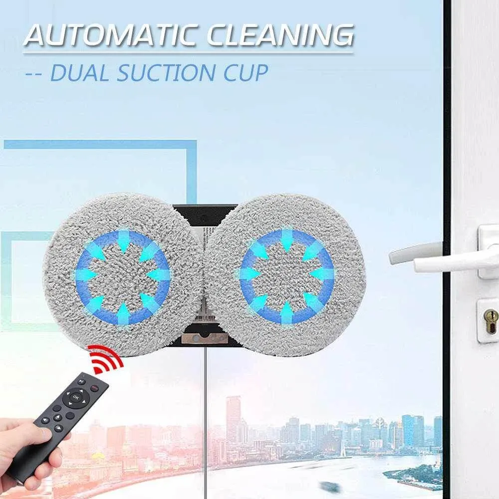 Remote Control Window Cleaning Magnetic Brush Robot