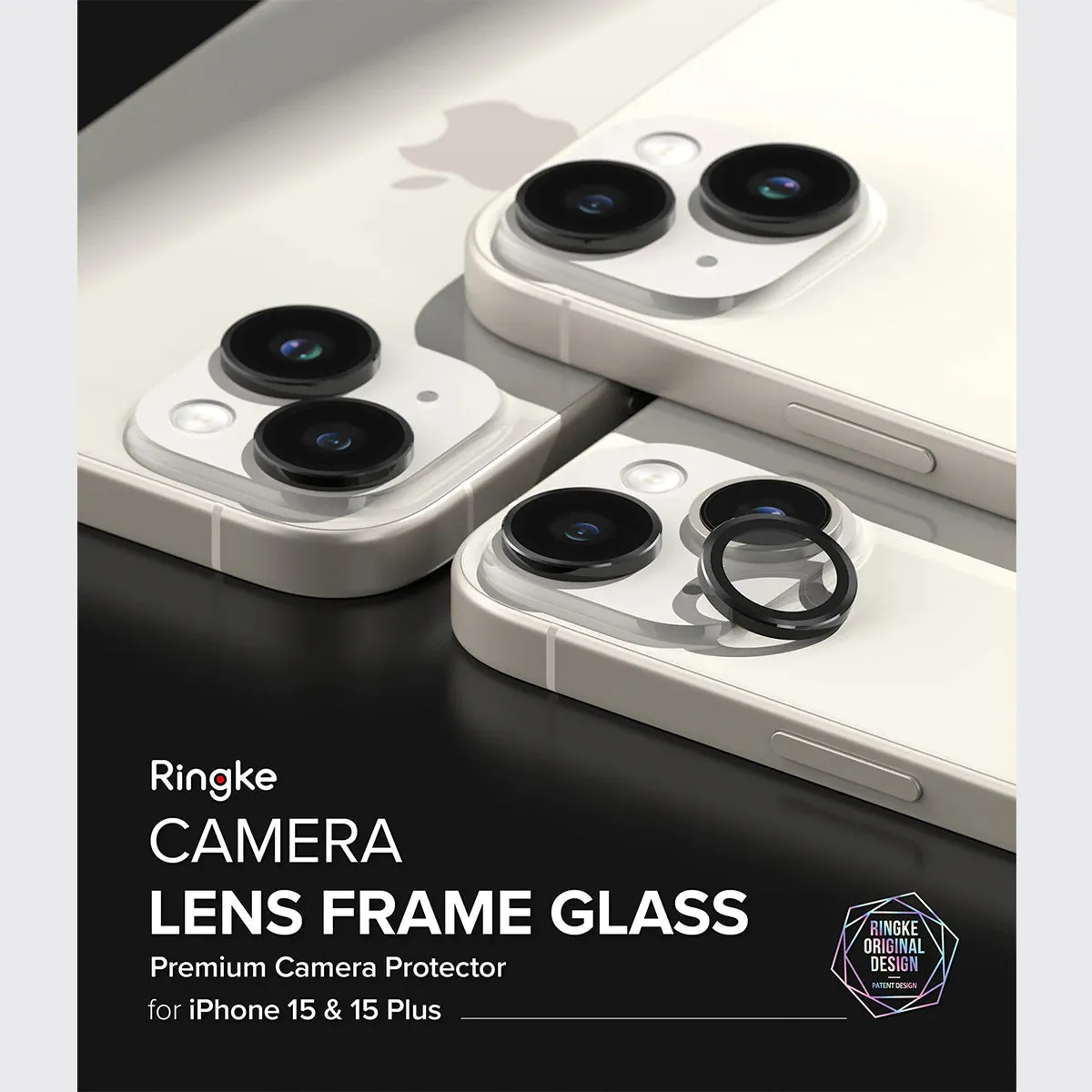 Ringke Camera Lens Frame Glass for iPhone 15 Series