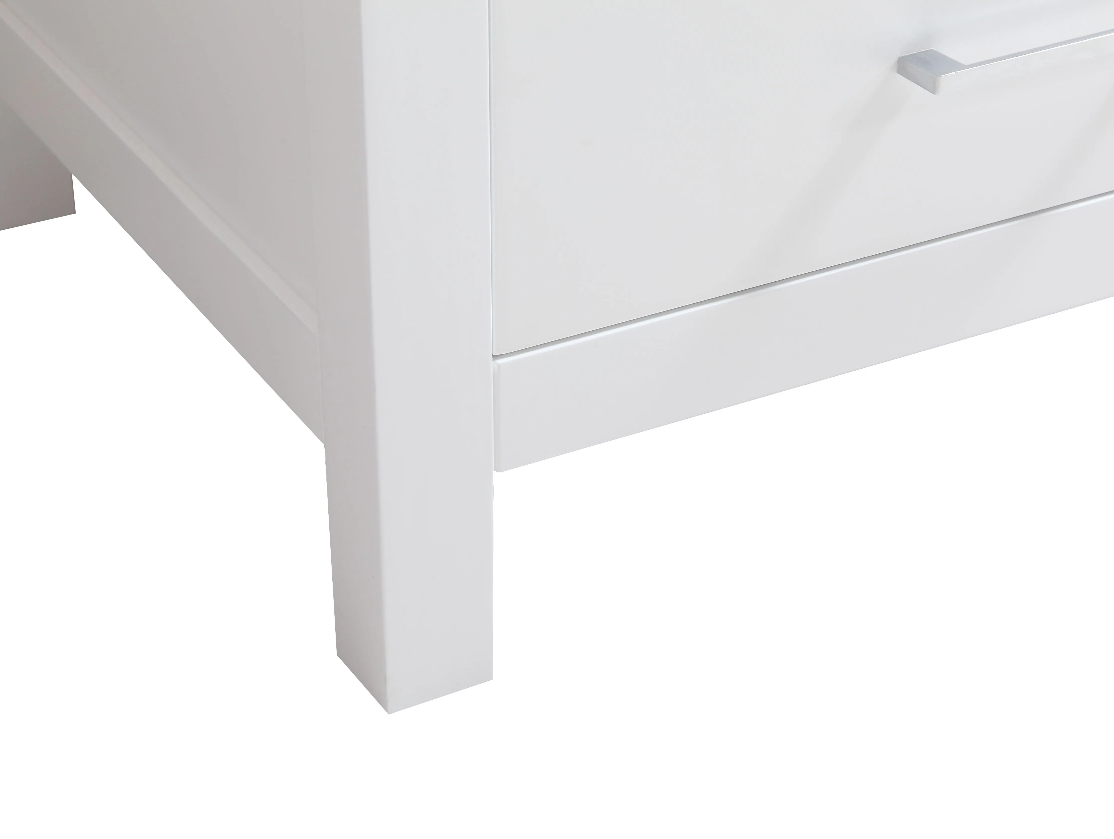 Rose - 36" White, Floor Standing Bathroom Vanity with  Quartz Countertop.