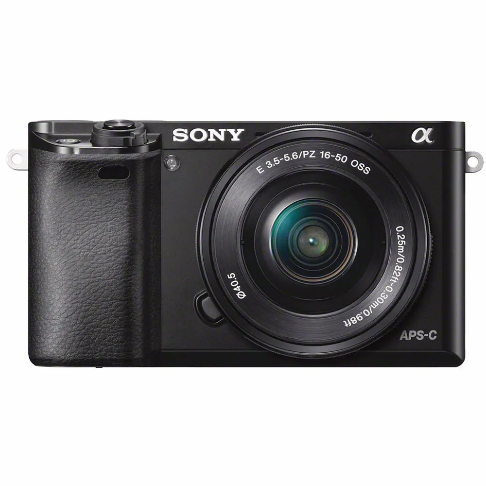 Sony Alpha a6000 Mirrorless Digital Camera with 16-50mm Lens (Black)   Battery   Charger   16GB Bundle 4 - International