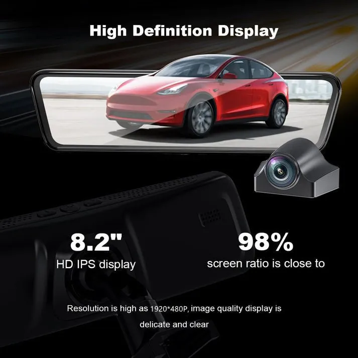 Streaming Rear View Mirror Camera for Tesla Model 3